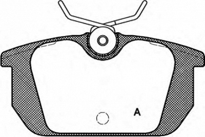 OPEN PARTS bpa023100 -  Комплект тормозных колодок, дисковый тормоз